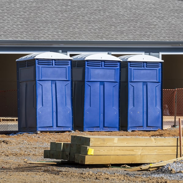 how often are the porta potties cleaned and serviced during a rental period in Atlanta